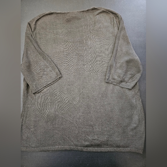 Norton Tussah Silk Blend Dark Grey Jersey - NWOT - Size XL - Picture 4 of 8